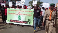 Concerned Citizens of Upper West Region protesting over collapse of Wa UDS campus