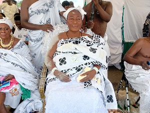 Nana Afua Tabiri is priestess of the Obuor Tabiri Shrine
