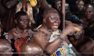 Otumfuo Osei Tutu II at the Asanteman Traditional Council meeting held on July 27, 2026