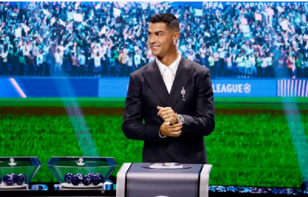 Cristiano Ronaldo for UCL 24/25 draw