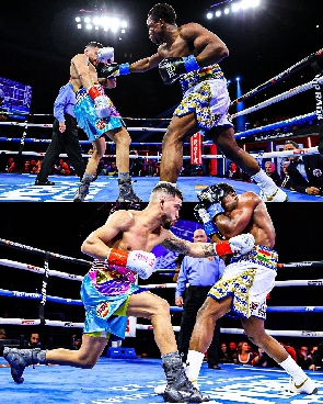 Ramirez used his experience and distance to land more points against Dogboe in the fight