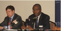 Dr Christopher Fomunyoh with Mr Richard L. Klein