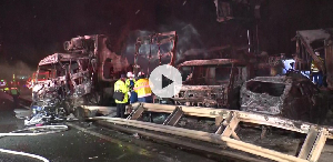 Japan motorway crash involving 56 cars leaves one person dead