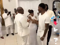 Semenyo and his family were dancing during the birthday celebration