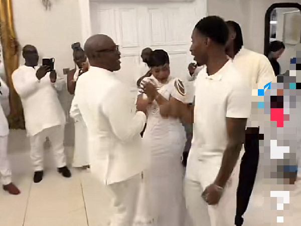 Watch the moment Semenyo lit up dancefloor at father's 60th birthday bash