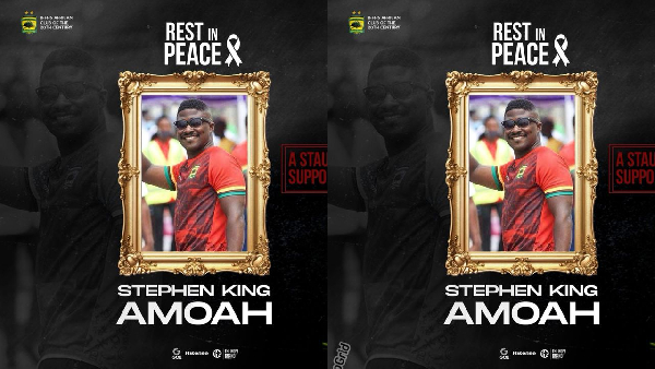 Steffen King Amoah was a staunch fan of Kotoko
