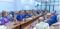 The meeting was led by the Minister of Finance, Dr Cassiel Ato Forson