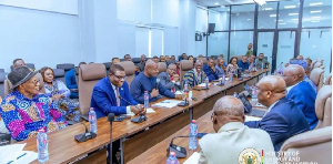The meeting was led by the Minister of Finance, Dr Cassiel Ato Forson The meeting was led by the Minister of Finance, Dr Cassiel Ato Forson