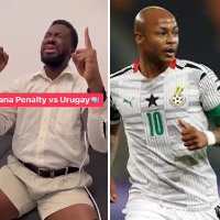 Funny reactions before and after the Ghana vs Uruguay match