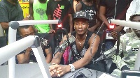 Asamoah Gyan at Happy FM