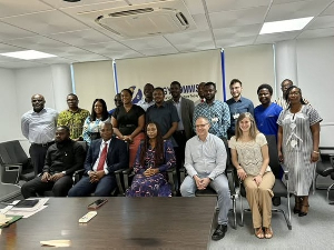 Participants In A Group Photo After The Meeting In Accra