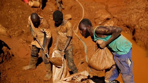 File photo: Traditional gold mining was carried out to conform to the religious beliefs