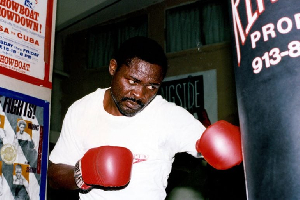 Watch as Azumah Nelson steps up preparation for fight with EU ambassador