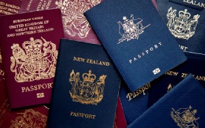 A file photo of a dual citizenship passport