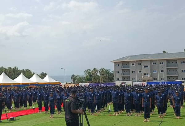 Blue Water Guards for Ashanti, Central and Eastern regions passed out
