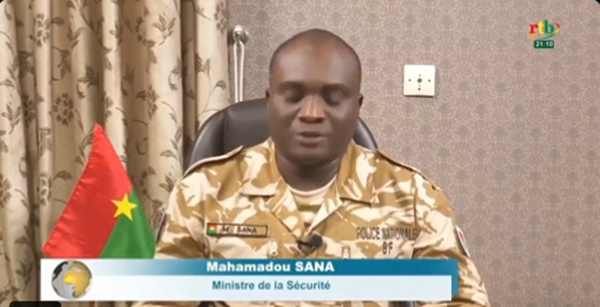 Mahamadou Sana, Minister for Security