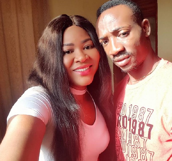 Ghanaian actor, Salinko and wife