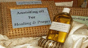 Anointing oil has no value to healing in Christianity