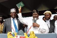 Odinga swore himself in as People's President of republic of Kenya