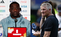 Ivorian coach Emerse Fae and former German footballer Bastian Schweinsteiger