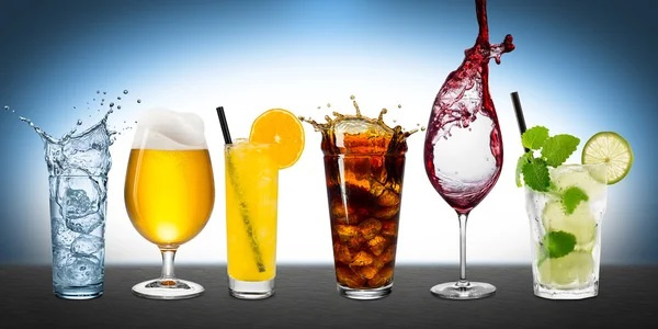 Soft drinks and beverages