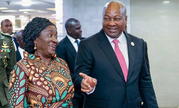 'Her name is Jane Naana Opoku-Agyemang, not Naana Jane' - President Mahama clarifies
