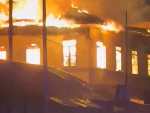 Massive fire destroys shops, homes near Koforidua Central Police Station