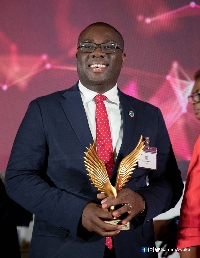 Mr. Samuel Awuku beat over 20 CEos to take the coveted Overall CEO of the Year for the Public Sector