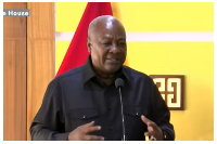 John Dramani Mahama is Ghana's President