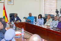 Haruna Iddrisu met and spoke with members of GAUA to find ways to address strike issues