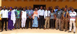 Group picture of participants after the Tropical Legumes Workshop