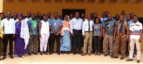 Group picture of participants after the Tropical Legumes Workshop