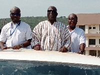 Okletey Terlabi (Middle) emerged winner of Lower Manya Krobo Constituency