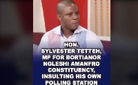 Sylvester Tetteh is heard on the audio saying a lot of vulgar things