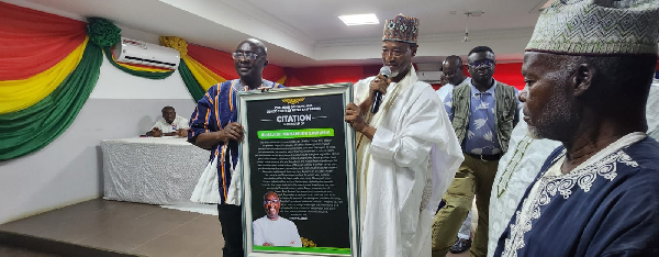 The citation praised Dr. Bawumia for his work as vice president