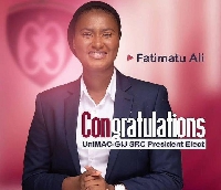 Fat Ali is the first female SRC President of GIJ