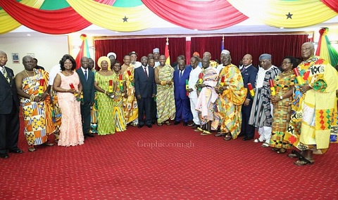 President Nana Addo Dankwa Akufo-Addo with Members of Council of state