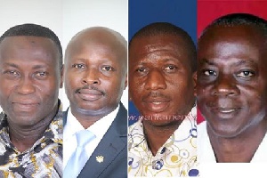 L-R: Johnson Kwaku Adu, Richard Acheampong, Joseph Benhazin Dahah and Asunafo South George Boakye