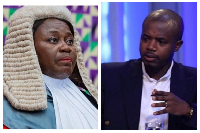 Chief Justice, Gertrude Torkornoo and Edudzi Tameklo