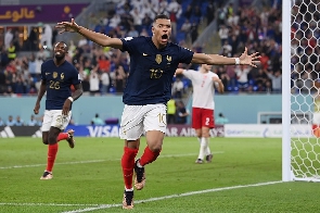 Kylian Mbappe scored a hat-trick on the night