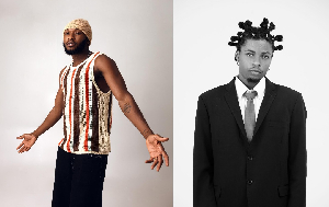 Ghanaian artist and entrepreneur, Teflon Flexx and Ezah Boy