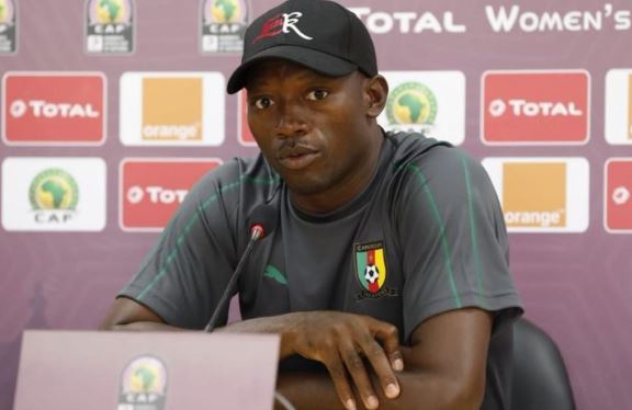 Head coach for the Cameroonian National female football team, Joseph Ndoko