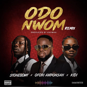 Ofori Amponsah reunites with a new generation as Stonebwoy and KiDi join 'Odo Nwom' remix