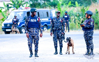 Some officers of the Ghana police service