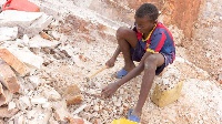 A child works in a mine. PHOTO | FILE | NMG