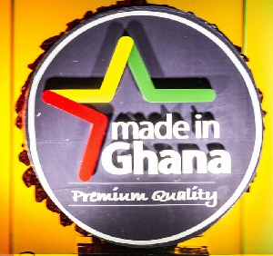 The Made-in-Ghana logo was launched in April 2015