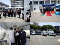 The Mobile Laboratory Vans procured by the GRA, Customs Division was funded by the Netherlands