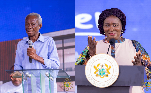 Economist Kwame Pianim and Veep Professor Jane Naana Opoku-Agyemang Economist Kwame Pianim and Veep Professor Jane Naana Opoku-Agyemang