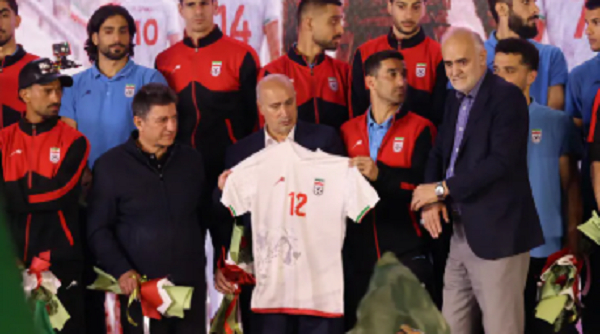 Crowds gather in Tehran to send off Iran’s World Cup team