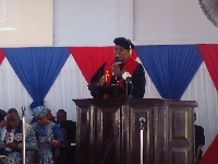 Moderator of General Assembly of the EP Church, Rt. Rev. Dr. Lt. Col. B.D.K Agbeko